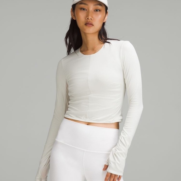 NWT Lululemon Tight Fit Cropped Long Sleeve - Picture 1 of 12